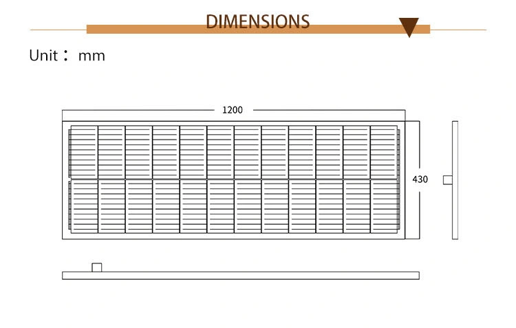 Solar Energy Roof Tile Solar Panel Light Outdoor off-Grid System