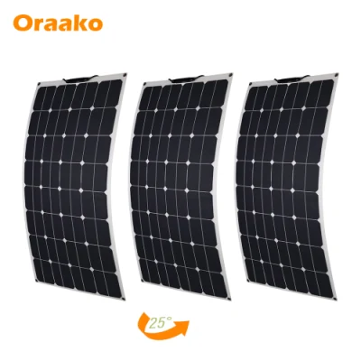 Oraako 100 W 200 W 300 W 500 W Solarmodule, flexible CIGS-Solarmodule mit hoher Wattzahl, flexible Solarmodule für leichte, tragbare Wohnmobile